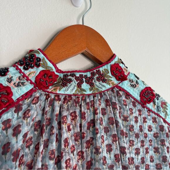 Anthropologie Blue Mini Dress - Picture 4 of 13